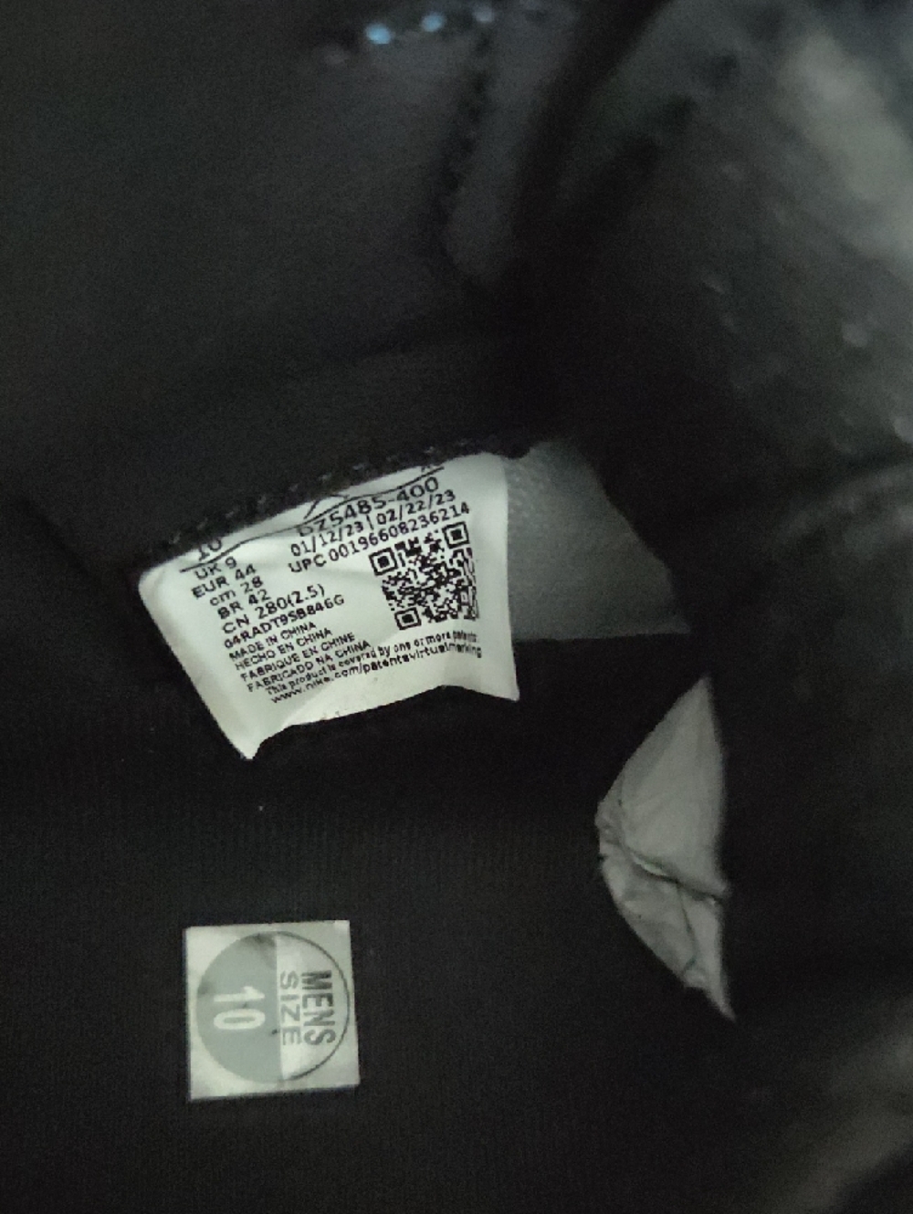 Nike Air Jordan 1 Men's Retro High OG UNC Toe Sneakers University Blue Size 10 - Picture 11 of 11